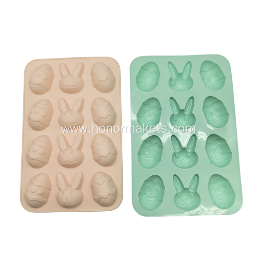 Easter Egg and Bunny Silicone Cake Mould
